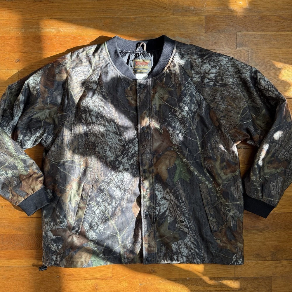 Mens Stearns Jacket XL Dry Wear Mossy Oak Break Up Hunting Camo‎ Quilted